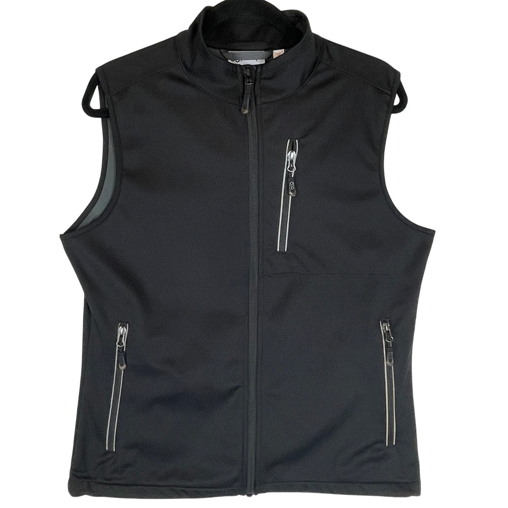 33000ft Black Full‎ Zip Softshell Vest Women's Size Medium Outdoor